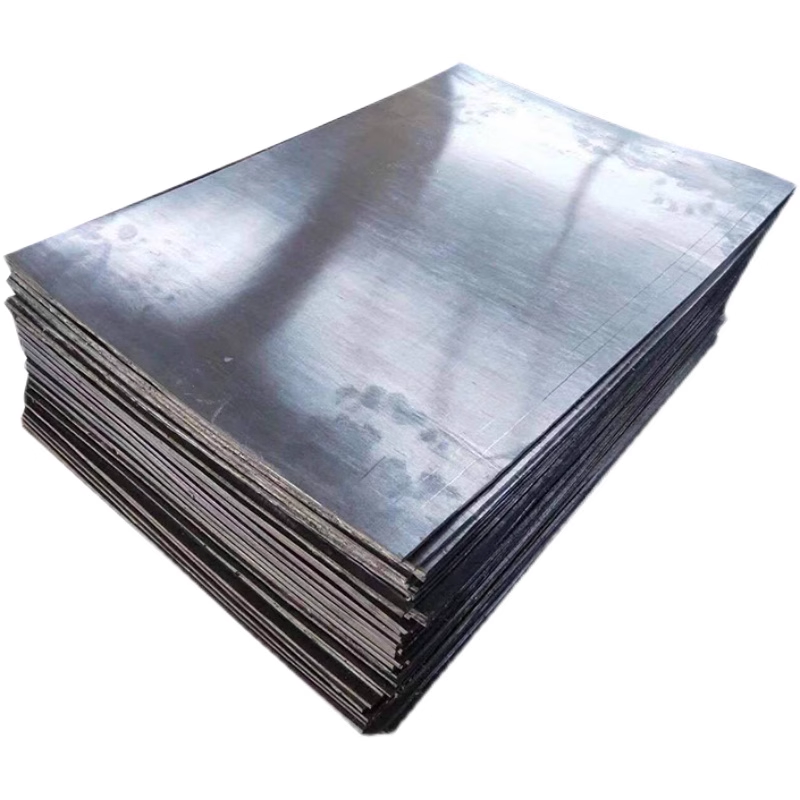Stack of OSIDEK 99.994% high-purity radiation shielding lead plates, engineered for seamless wall integration in X-ray and CT rooms.