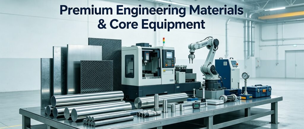 OSIDEK advanced manufacturing facility displaying premium engineering materials and precision equipment used for medical cleanroom construction.